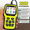 Auto Diagnostics™ 20-in-1 Professional Car & Battery OBD2 Scanner