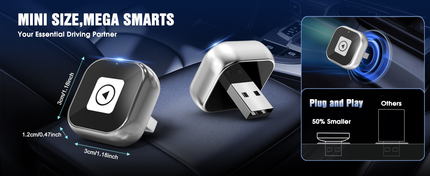 All in 1 Wireless CarPlay adapter