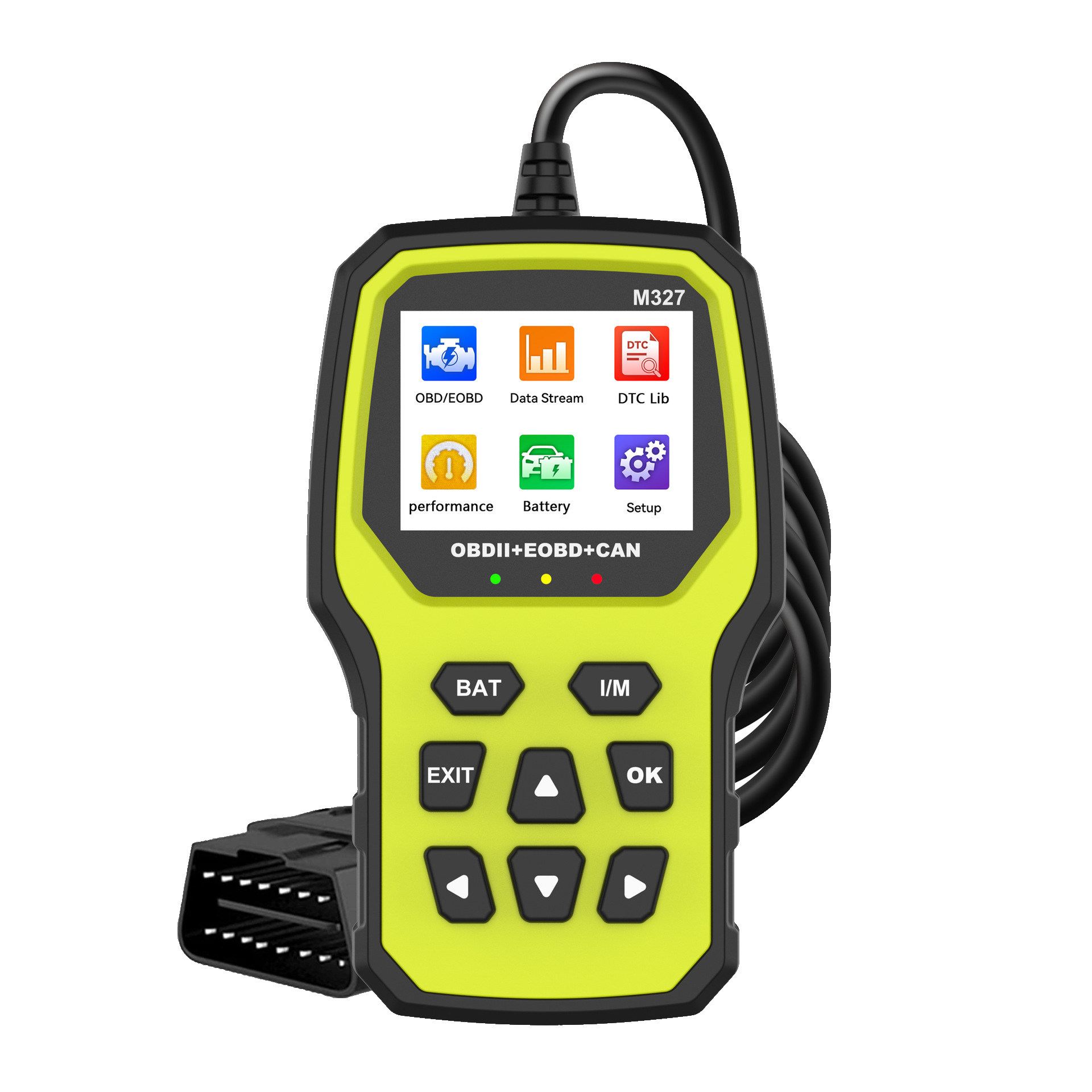 M327 handheld OBD2 scanner